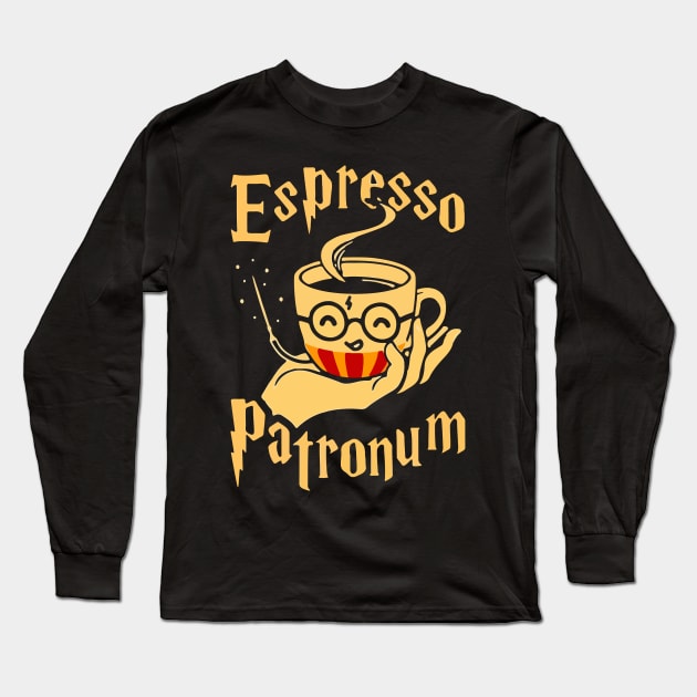 Espresso Patronum Long Sleeve T-Shirt by camelliabrioni